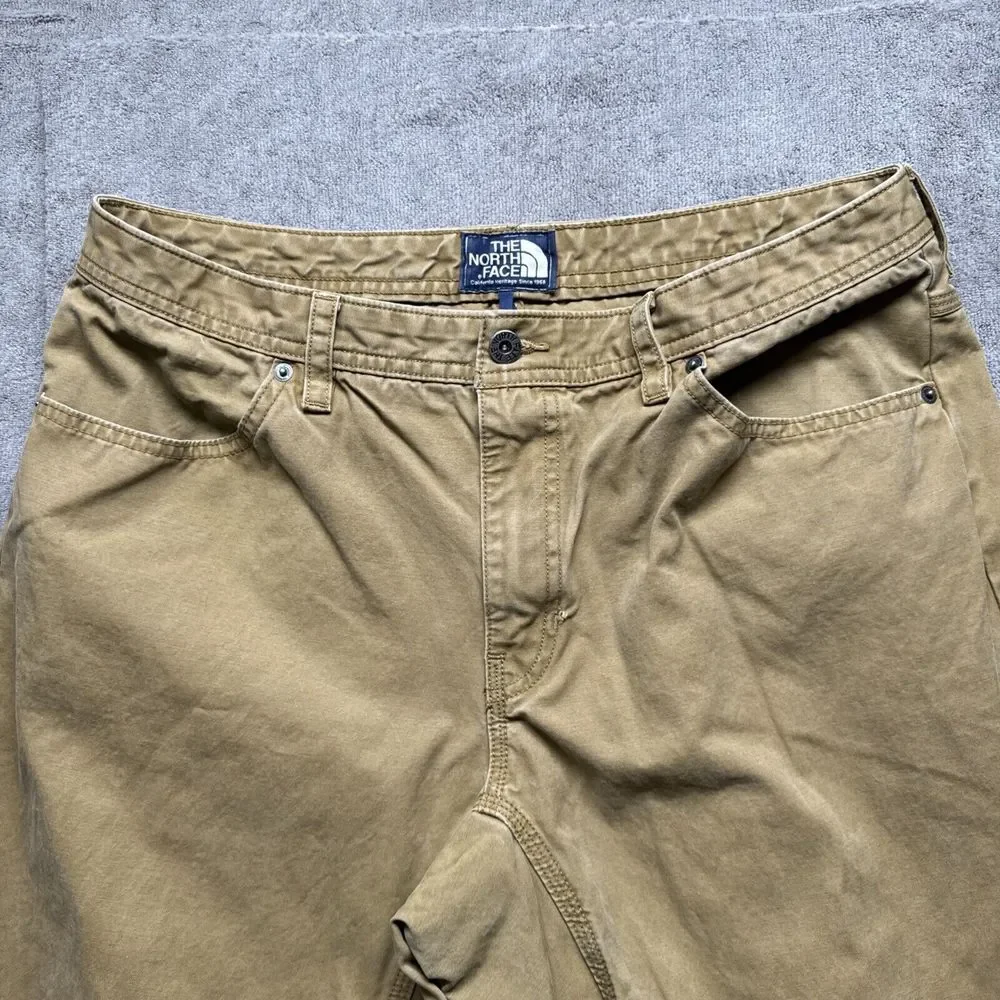 The North Face Field Pants Mens 36 X 28‎ Short Brown Outdoors Hiking Camping